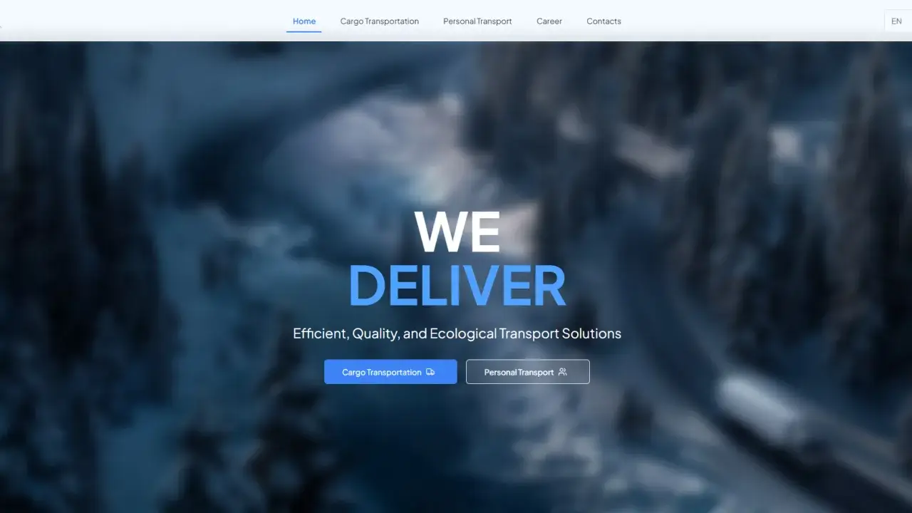 Everest Solutions: Logistics and Transportation Website