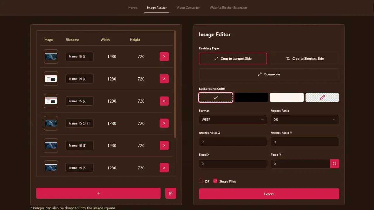 Tivoku: Image Resizer